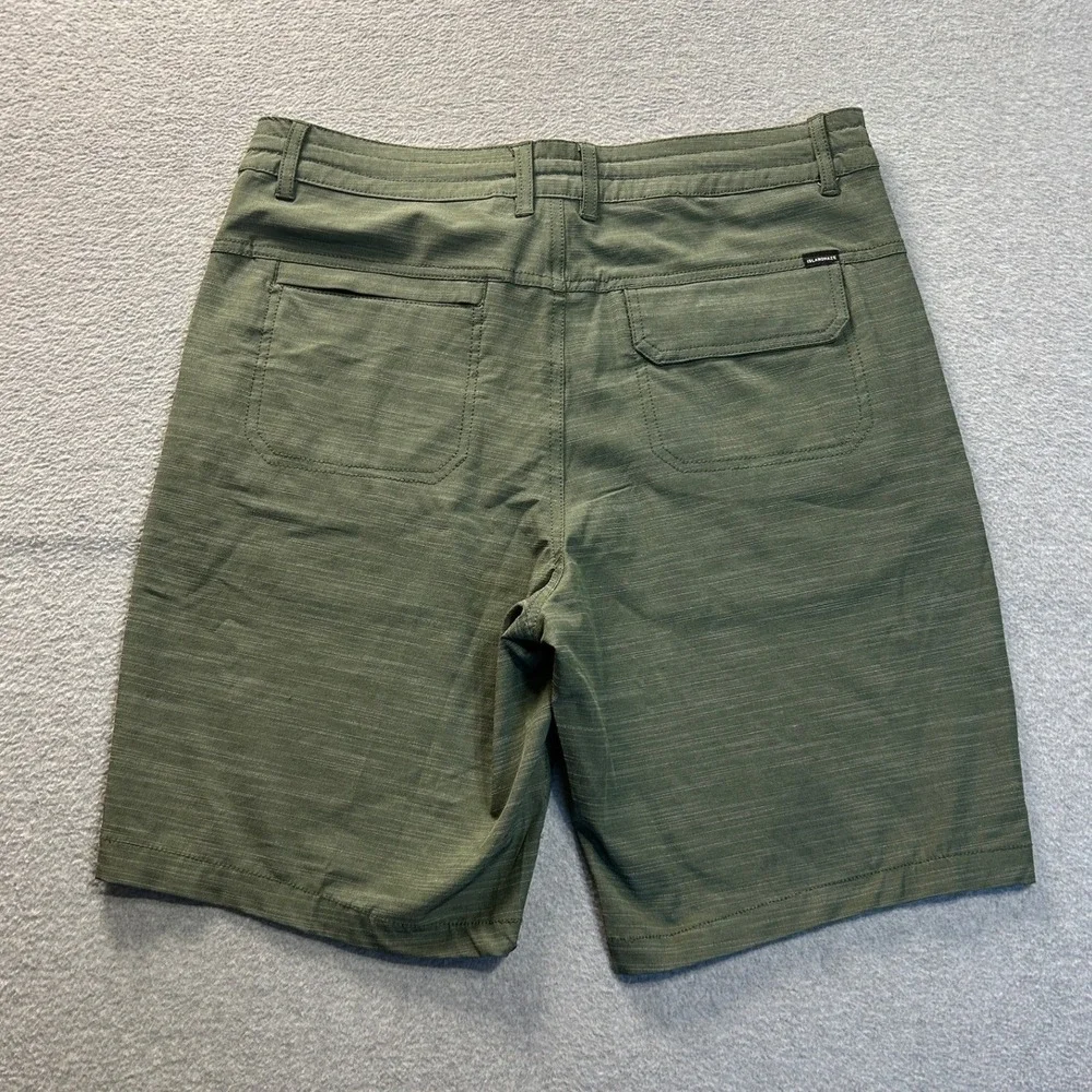 Islandhaze Board Shorts Mens 30 Olive Green Hybrid Water Land Stretch Casual